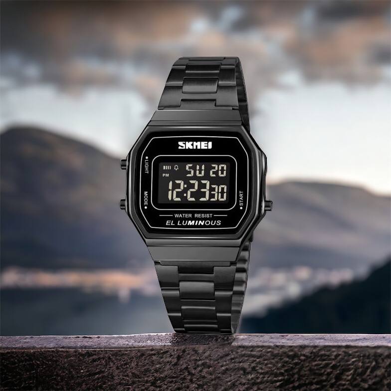 Часы наручные мужские SKMEI 1647BK, оригинальные мужские часы, противоударные часы для военнослужащих