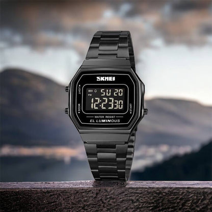 Часы наручные мужские SKMEI 1647BK, оригинальные мужские часы, противоударные часы для военнослужащих