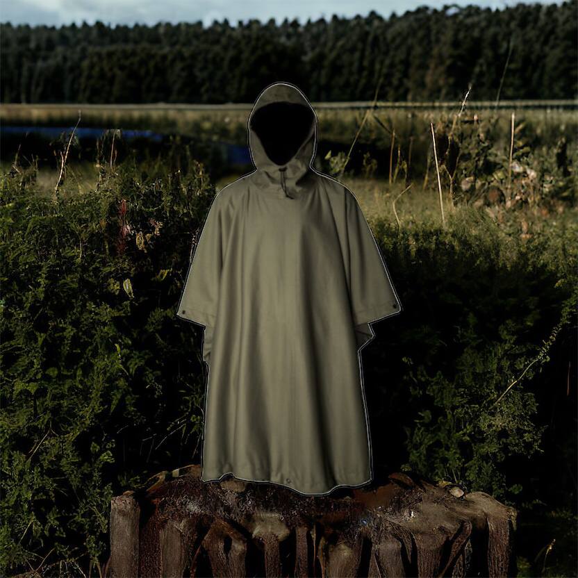 Качественный тактический дождевик - пончо. Военный плащ – накидка от дождя