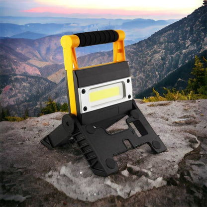 Фонарь-прожектор аккумуляторный BL MS 8006 7858 ручной, аккумуляторный кемпинговый фонарь, лампа