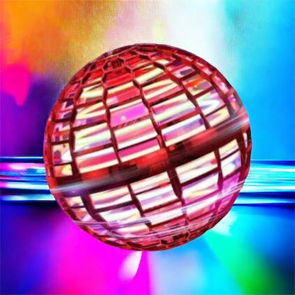 Летающий шар спиннер светящийся FlyNova Pro Gyrosphere игрушка мяч бумеранг, игрушка летающий шар