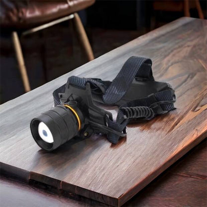 Яркий налобный фонарь Bailong BL-8076-2-GT100, Фонарь аккумуляторный для рыбалки, Фонарь на голову