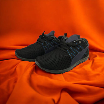 Спортивные кроссовки мужские летние из сетки 40 размер. Летние кроссовки сетка. Модель 24112. Цвет: черный