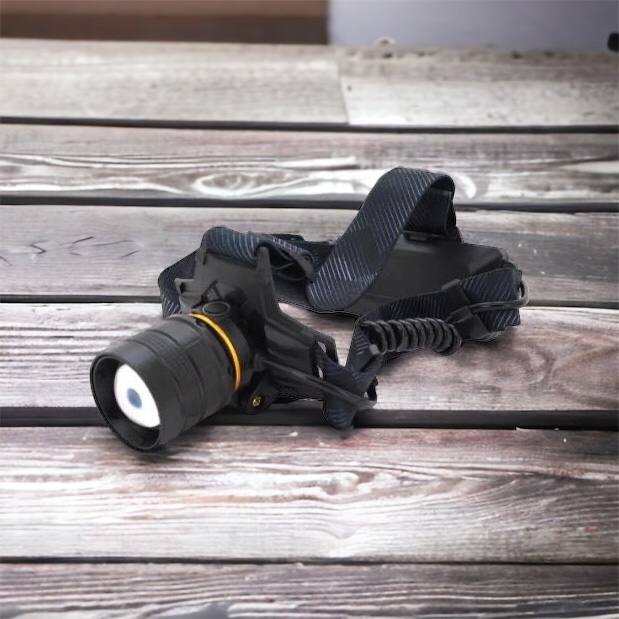 Яркий налобный фонарь Bailong BL-8076-2-GT100, Фонарь аккумуляторный для рыбалки, Фонарь на голову