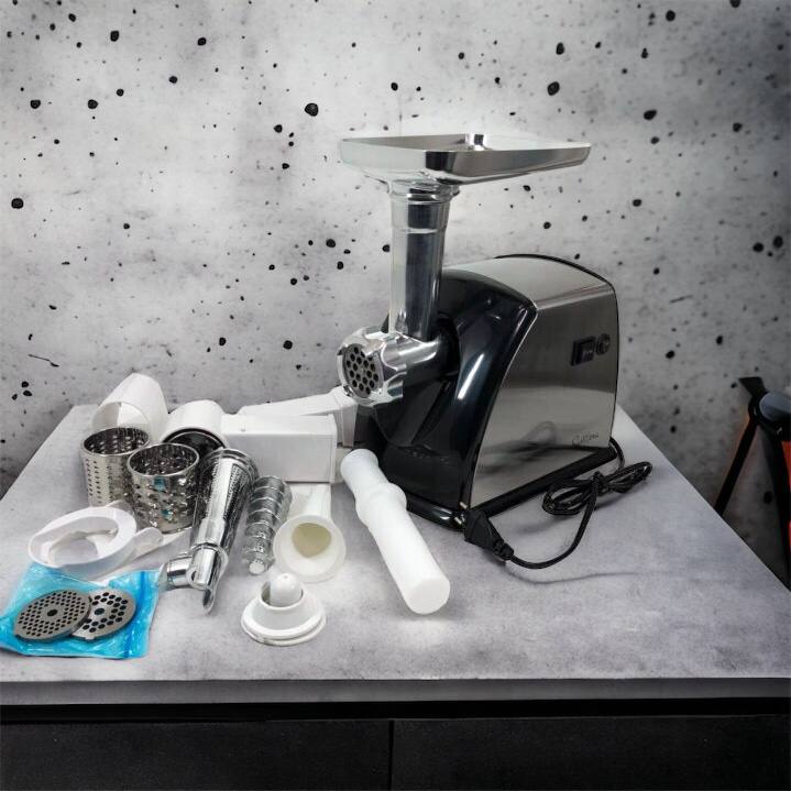 Мясорубка Suntera SMG-5454SS, Кухонная мясорубка, Мясорубка электрическая металл, Мясорубка-соковижималка