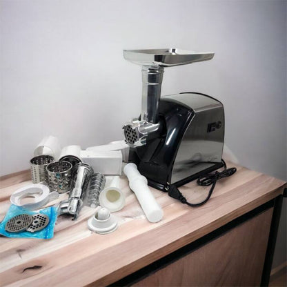 Мясорубка Suntera SMG-5454SS, Кухонная мясорубка, Мясорубка электрическая металл, Мясорубка-соковижималка