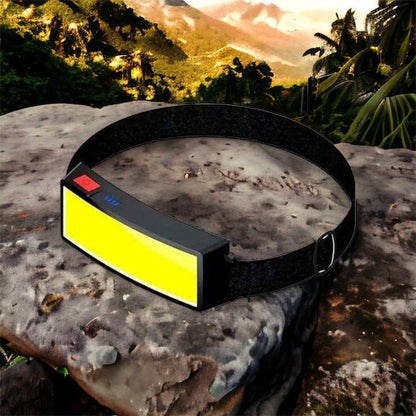 Налобный фонарик яркий рассеивающий для СТО Bailong BL-F007-COB, 3 режима, водостойкий, зарядка от USB