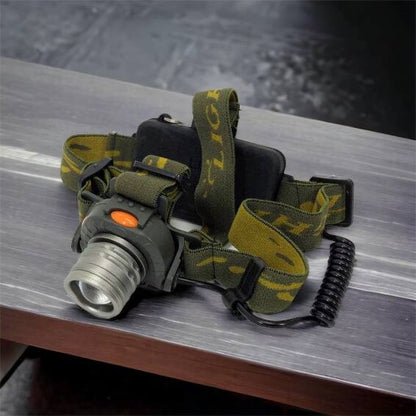 Налобный фонарь тактический Bailong BL-1505 \ 602B SENSOR с датчиком движения, Фонарик налобный led