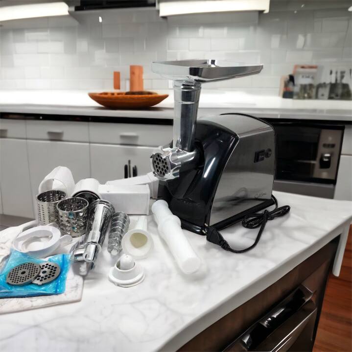 Мясорубка Suntera SMG-5454SS, Кухонная мясорубка, Мясорубка электрическая металл, Мясорубка-соковижималка