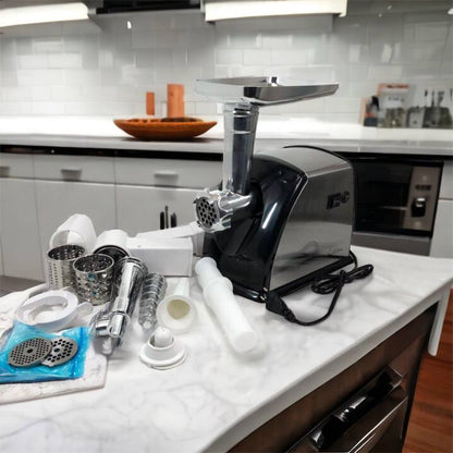 Мясорубка Suntera SMG-5454SS, Кухонная мясорубка, Мясорубка электрическая металл, Мясорубка-соковижималка