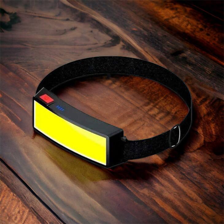 Налобный фонарик яркий рассеивающий для СТО Bailong BL-F007-COB, 3 режима, водостойкий, зарядка от USB