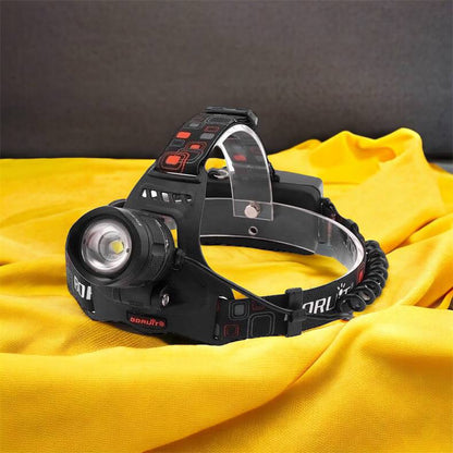 Налобный фонарь Bailong BL-T32-P50, мощный налобный светодиодный фонарик на голову, три режима