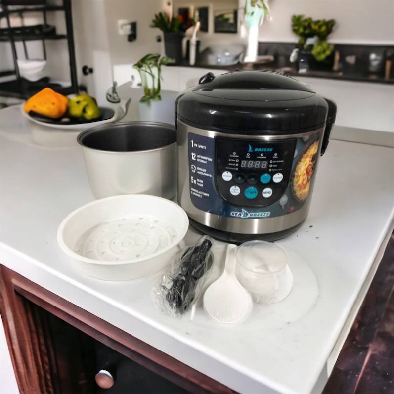 Мультиварка SeaBreeze SB-044 900 Вт, бытовые мультиварки рисоварки, электро скороварка, кашеваркы