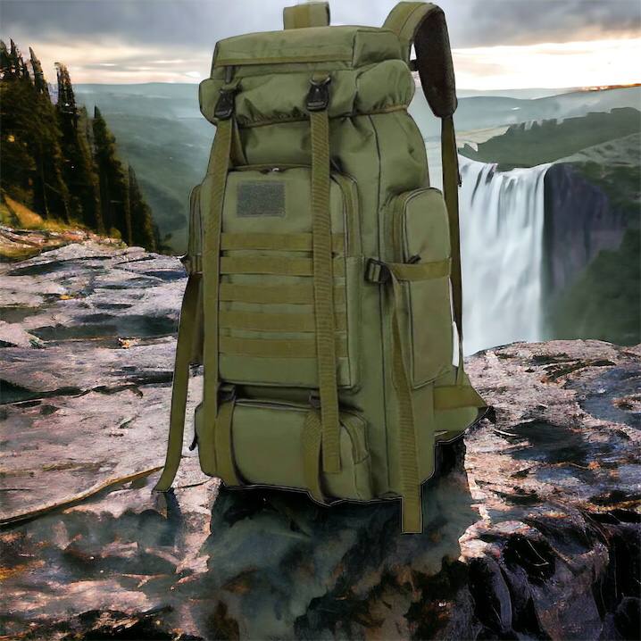 Тактический рюкзак на 70л больший армейский баул, походная сумка / Военный рюкзак, тактический рюкзак ВСУ