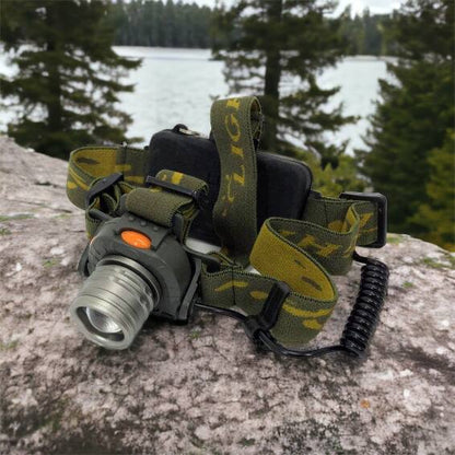 Налобный фонарь тактический Bailong BL-1505 \ 602B SENSOR с датчиком движения, Фонарик налобный led