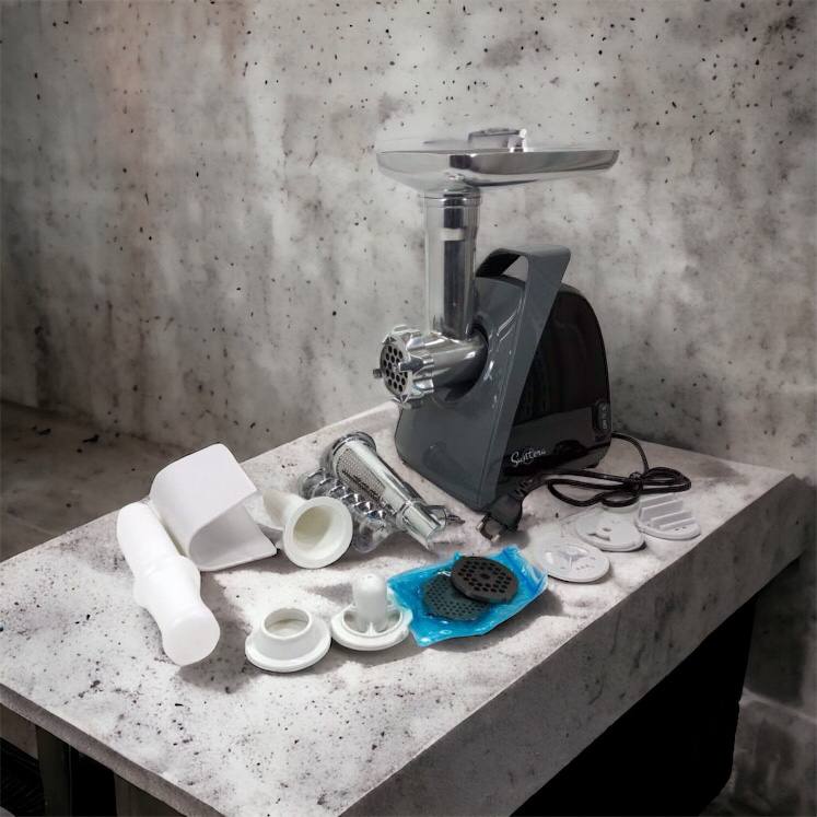 Мясорубка Suntera SMG-5421B 1800 Вт, мясорубка электрическая для мяса, мясорубка для домашней колбасы