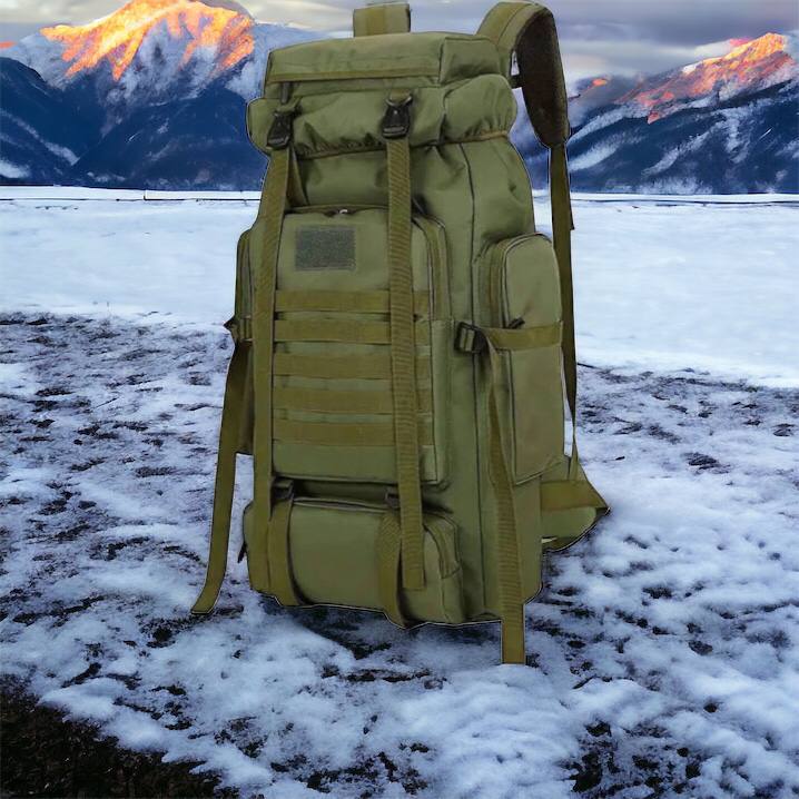 Тактический рюкзак на 70л больший армейский баул, походная сумка / Военный рюкзак, тактический рюкзак ВСУ