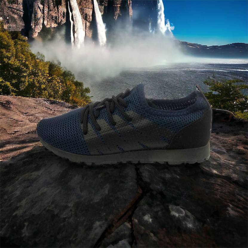 Кроссовки лето сетка мужские 40 размер | Текстильные кроссовки сеткой | Модель 41373. Цвет: синий