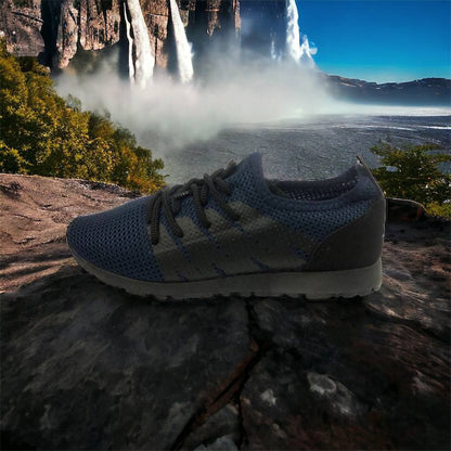 Кроссовки лето сетка мужские 40 размер | Текстильные кроссовки сеткой | Модель 41373. Цвет: синий