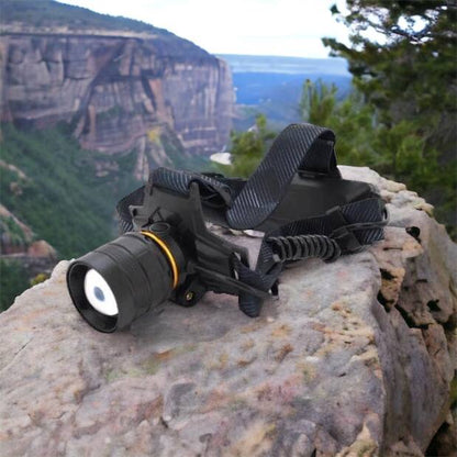 Яркий налобный фонарь Bailong BL-8076-2-GT100, Фонарь аккумуляторный для рыбалки, Фонарь на голову