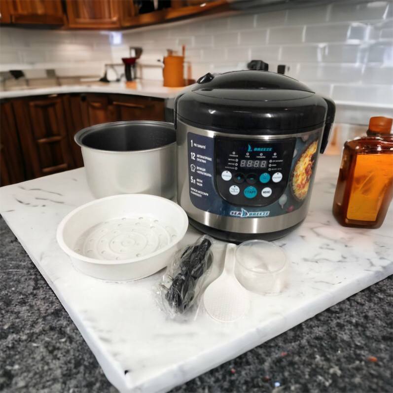 Мультиварка SeaBreeze SB-044 900 Вт, бытовые мультиварки рисоварки, электро скороварка, кашеваркы