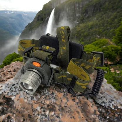 Налобный фонарь тактический Bailong BL-1505 \ 602B SENSOR с датчиком движения, Фонарик налобный led