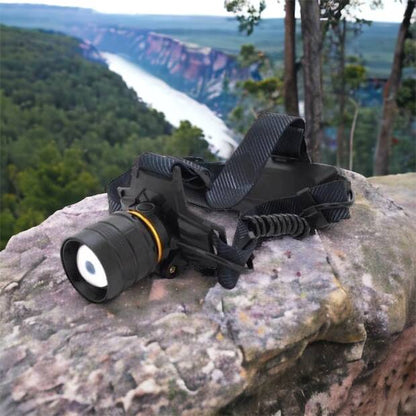 Яркий налобный фонарь Bailong BL-8076-2-GT100, Фонарь аккумуляторный для рыбалки, Фонарь на голову