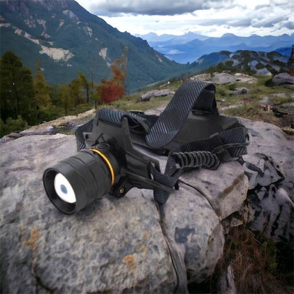 Яркий налобный фонарь Bailong BL-8076-2-GT100, Фонарь аккумуляторный для рыбалки, Фонарь на голову