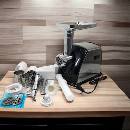 Мясорубка Suntera SMG-5454SS, Кухонная мясорубка, Мясорубка электрическая металл, Мясорубка-соковижималка