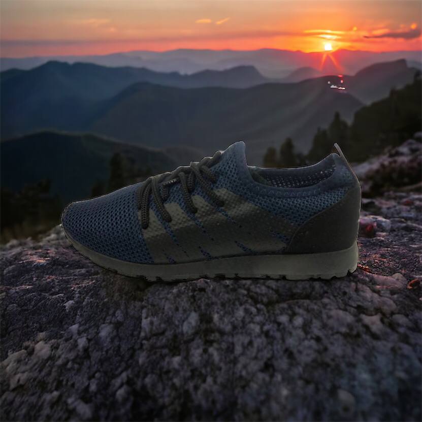 Кроссовки лето сетка мужские 40 размер | Текстильные кроссовки сеткой | Модель 41373. Цвет: синий