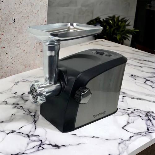 Электрическая мясорубка Rainberg RB-673 с соковыжималкой и шинковкой 9 насадок 3000W с реверсом