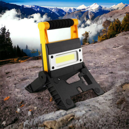 Фонарь-прожектор аккумуляторный BL MS 8006 7858 ручной, аккумуляторный кемпинговый фонарь, лампа