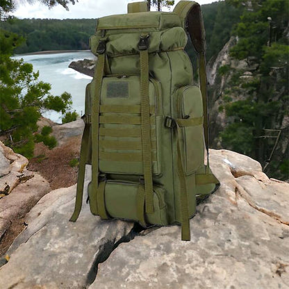 Тактический рюкзак на 70л больший армейский баул, походная сумка / Военный рюкзак, тактический рюкзак ВСУ