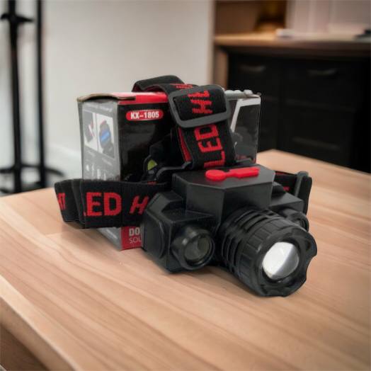 Фонарь налобный Bailong BL-1805 COB XPE аккумуляторный, фонарь на голову для рыбалки, надежный налобный