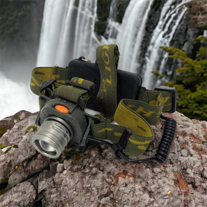 Налобный фонарь тактический Bailong BL-1505 \ 602B SENSOR с датчиком движения, Фонарик налобный led