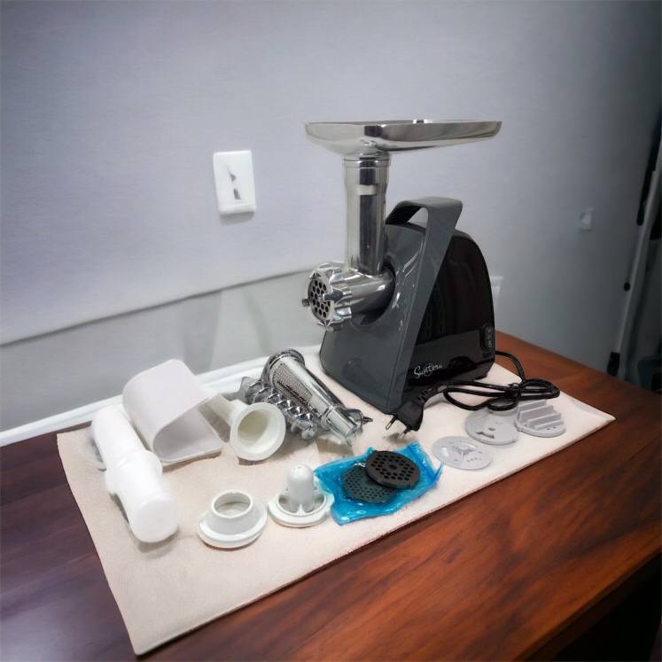 Мясорубка Suntera SMG-5421B 1800 Вт, мясорубка электрическая для мяса, мясорубка для домашней колбасы