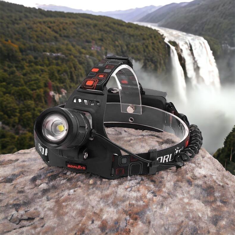 Налобный фонарь Bailong BL-T32-P50, мощный налобный светодиодный фонарик на голову, три режима