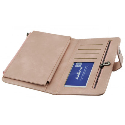 Женский кошелек Baellerry JC224, Стильный женский кошелек, Кошелек девушке мини. Цвет: розовый