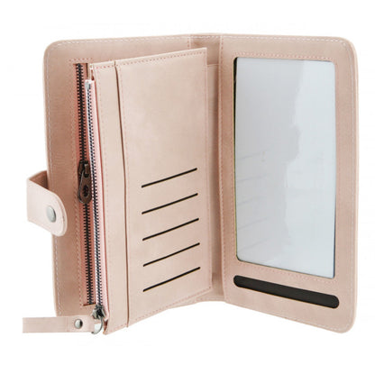 Женский кошелек Baellerry JC224, Стильный женский кошелек, Кошелек девушке мини. Цвет: розовый