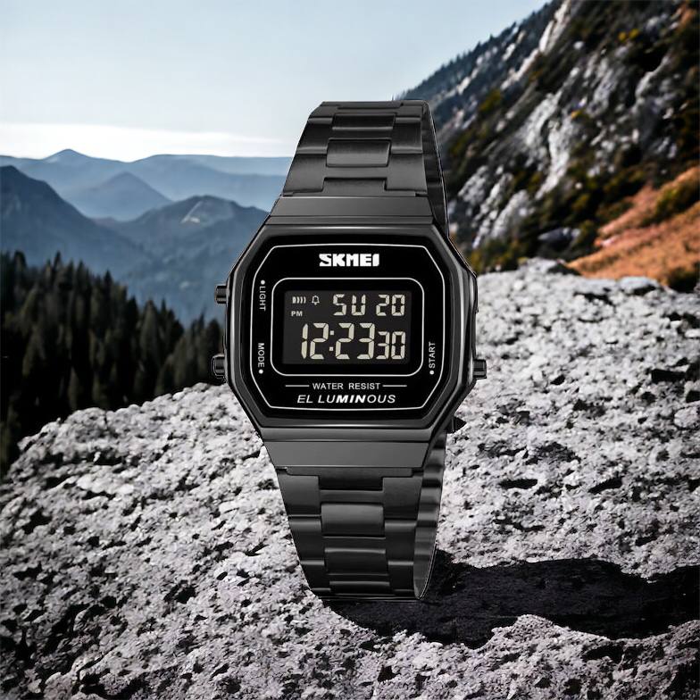 Часы наручные мужские SKMEI 1647BK, оригинальные мужские часы, противоударные часы для военнослужащих
