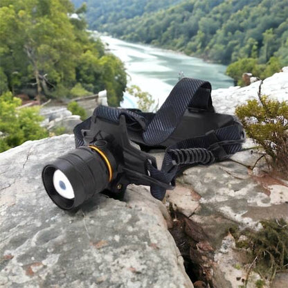 Яркий налобный фонарь Bailong BL-8076-2-GT100, Фонарь аккумуляторный для рыбалки, Фонарь на голову