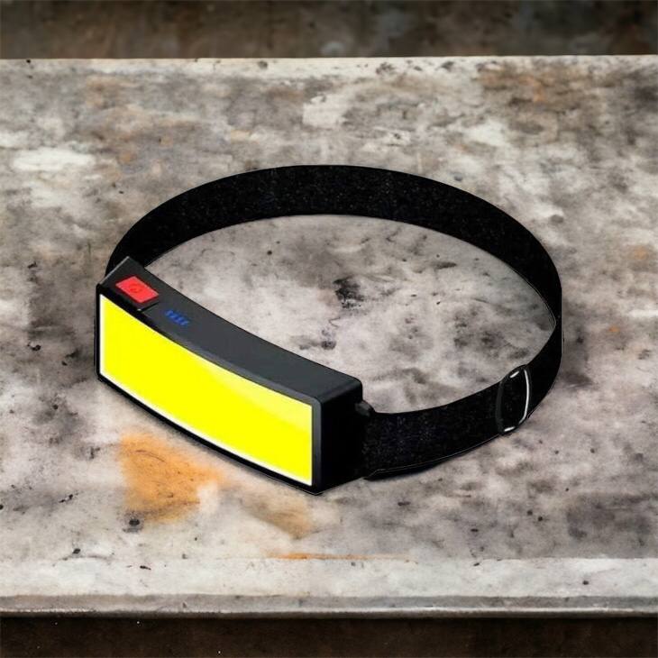 Налобный фонарик яркий рассеивающий для СТО Bailong BL-F007-COB, 3 режима, водостойкий, зарядка от USB