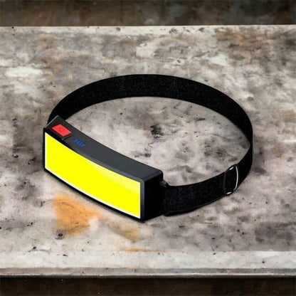 Налобный фонарик яркий рассеивающий для СТО Bailong BL-F007-COB, 3 режима, водостойкий, зарядка от USB