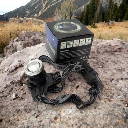 Фонарик на голову Bailong BL-8070-P50, LED налобный аккумуляторный фонарь, фонарь на голову для рыбалки