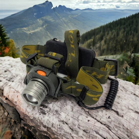 Налобный фонарь тактический Bailong BL-1505 \ 602B SENSOR с датчиком движения, Фонарик налобный led