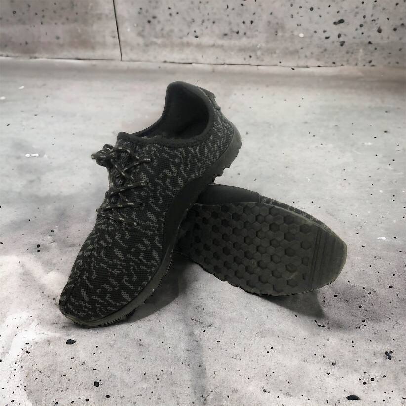 Мужские кроссовки сетка 40 размер. Эспадрильи мужские | Легкие летние черные кроссовки. Модель 74612. Цвет: черный