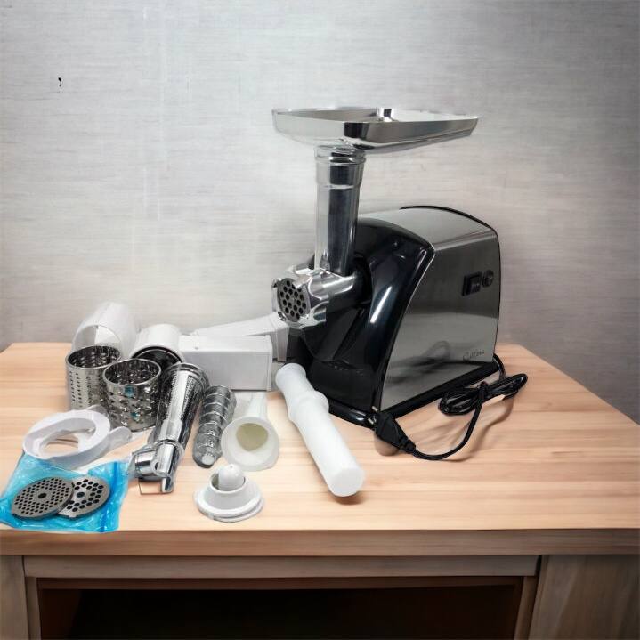 Мясорубка Suntera SMG-5454SS, Кухонная мясорубка, Мясорубка электрическая металл, Мясорубка-соковижималка