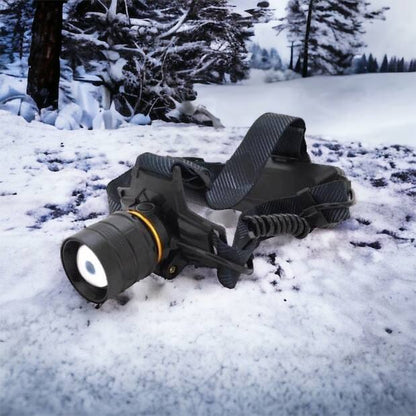 Яркий налобный фонарь Bailong BL-8076-2-GT100, Фонарь аккумуляторный для рыбалки, Фонарь на голову