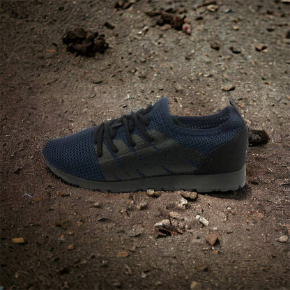 Кроссовки лето сетка мужские 40 размер | Текстильные кроссовки сеткой | Модель 41373. Цвет: синий