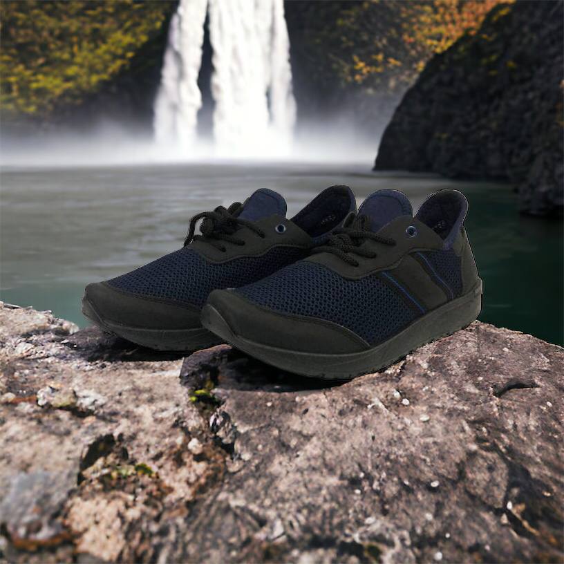 Кроссовки мужские сетка 41 размер. Летние кроссовки, модные универсальные кроссовки. Модель 46913. Цвет: синий